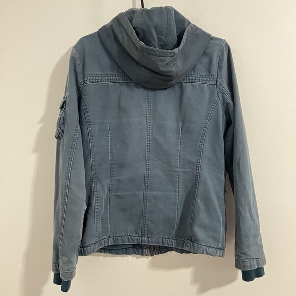 Jack BB Dakota Cargo Jacket Size L Bella Swan ASO Twilight RARE Y2K Hooded - Picture 4 of 9